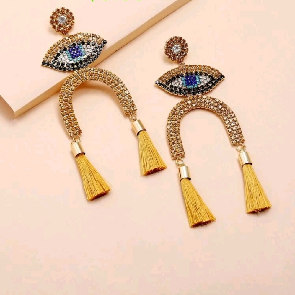 Evil eye earings😎😍